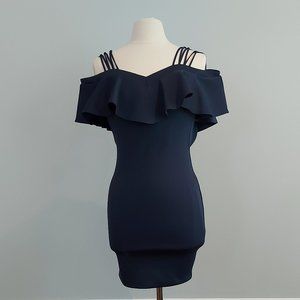 Midnight blue Guess scuba dress XS